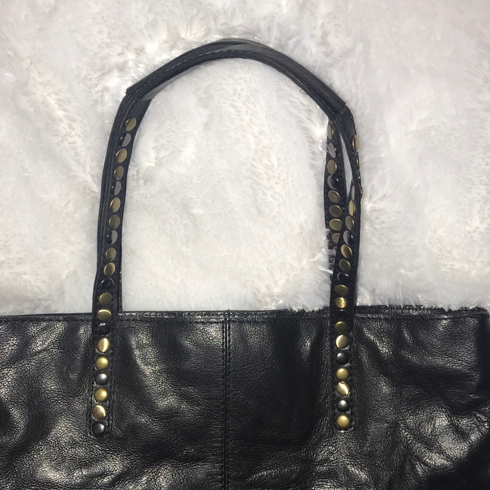 Faux leather bag with multiple tone studs - Picture 3 of 7